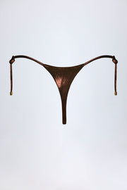 Oh Polly Swim Bas Bikini Tierra Bronze Gold String