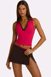 Oh Polly Bo+Tee Mini Jupeshort Truffle Respirant