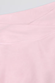Oh Polly Bo+Tee mini jupe-short rose Bloom stretch
