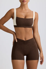 Oh Polly Bo+Tee BT2236 brassière pecan marl contraste