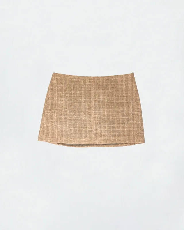The Ethiquette Jupes Charli Skirt Rosima jupe tweed XS-XL