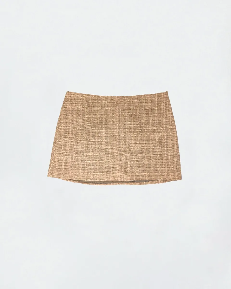 The Ethiquette Jupes Charli Skirt Rosima jupe tweed XS-XL