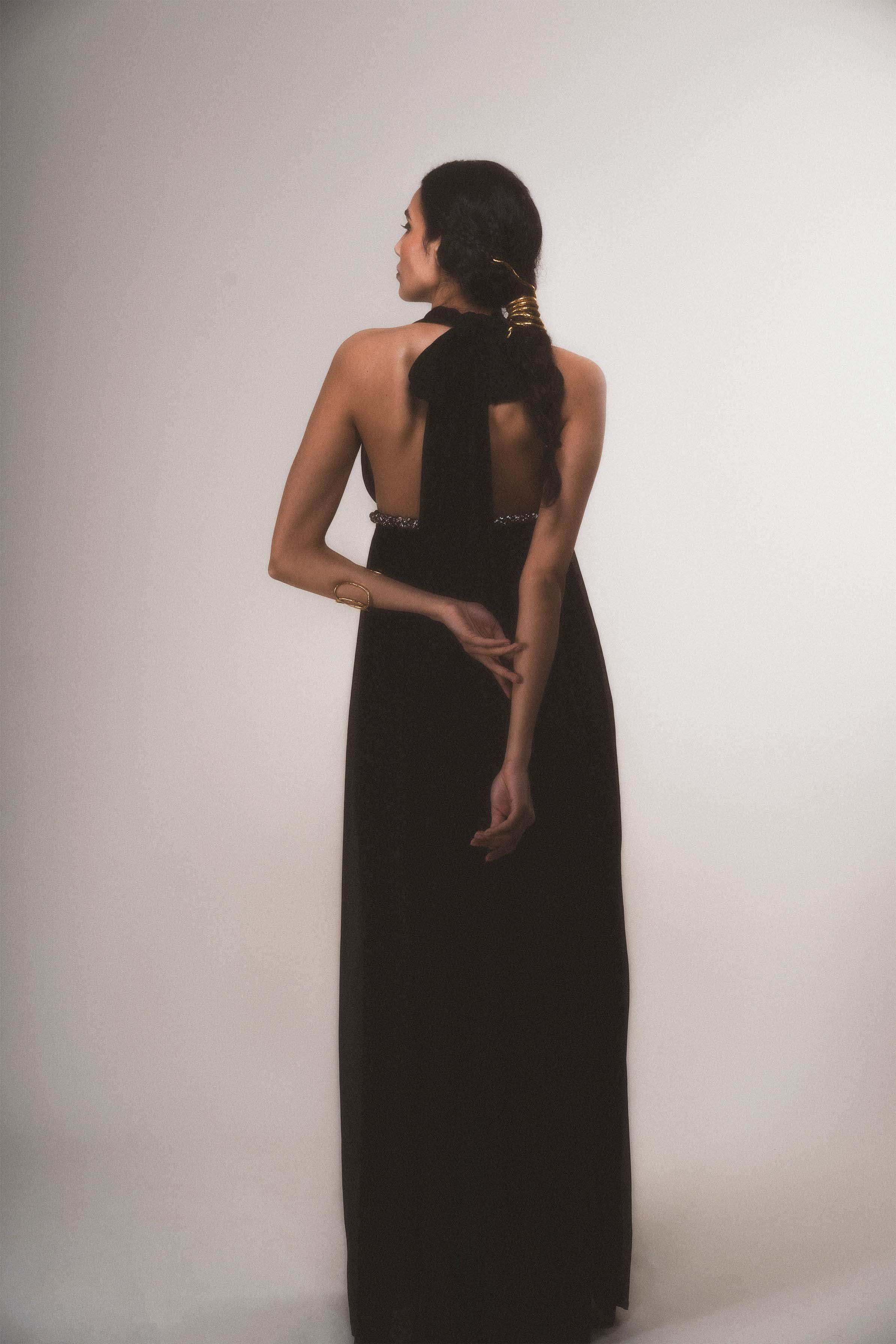The Ethiquette Calypso Dress robe mousseline taille S
