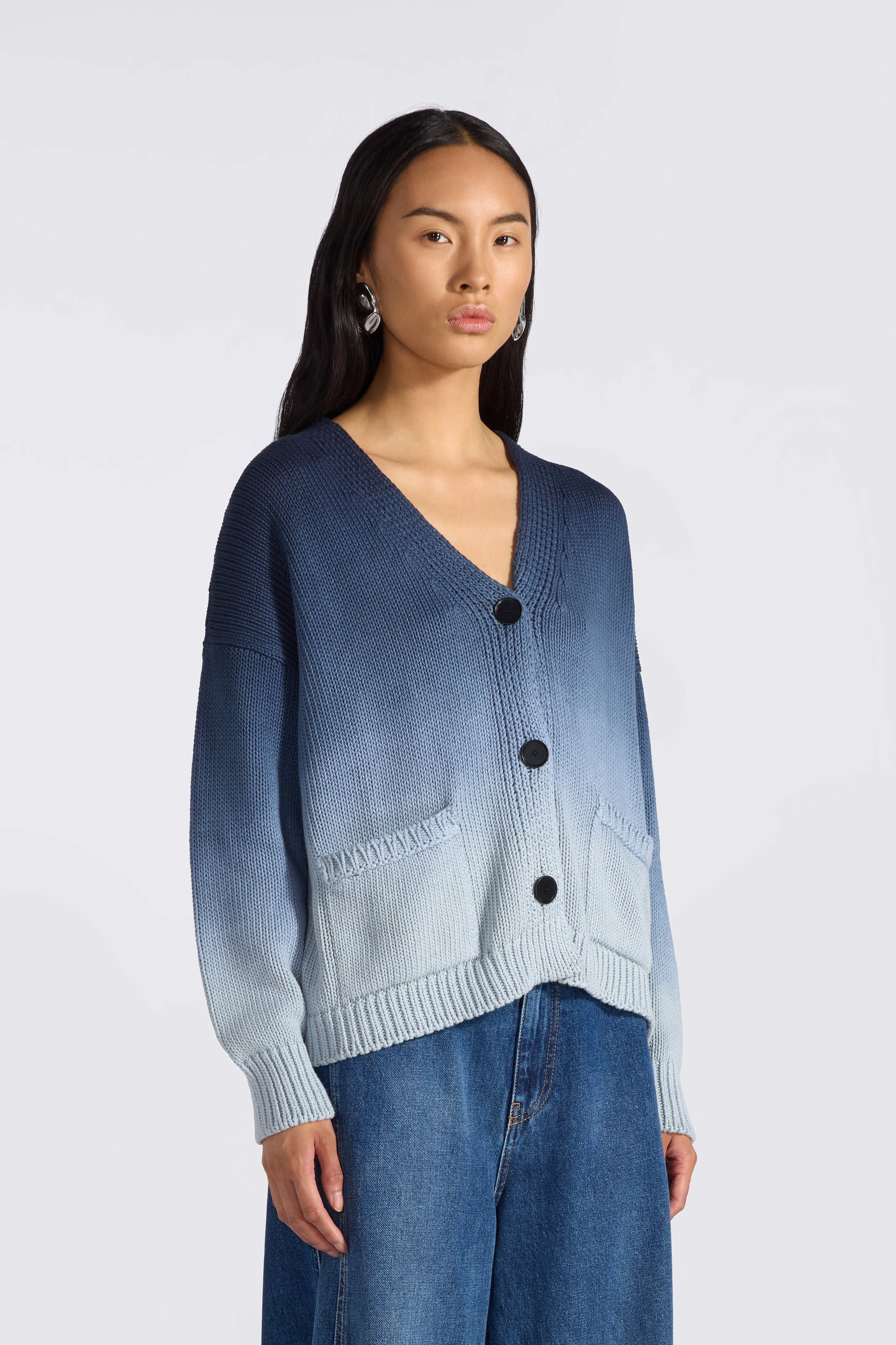 Liviana Conti Maglieria Zenon cardigan coton tie-dye