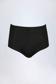 Oh Polly Shorts Hot Pants Jersey Noir Sabrine Taille Basse