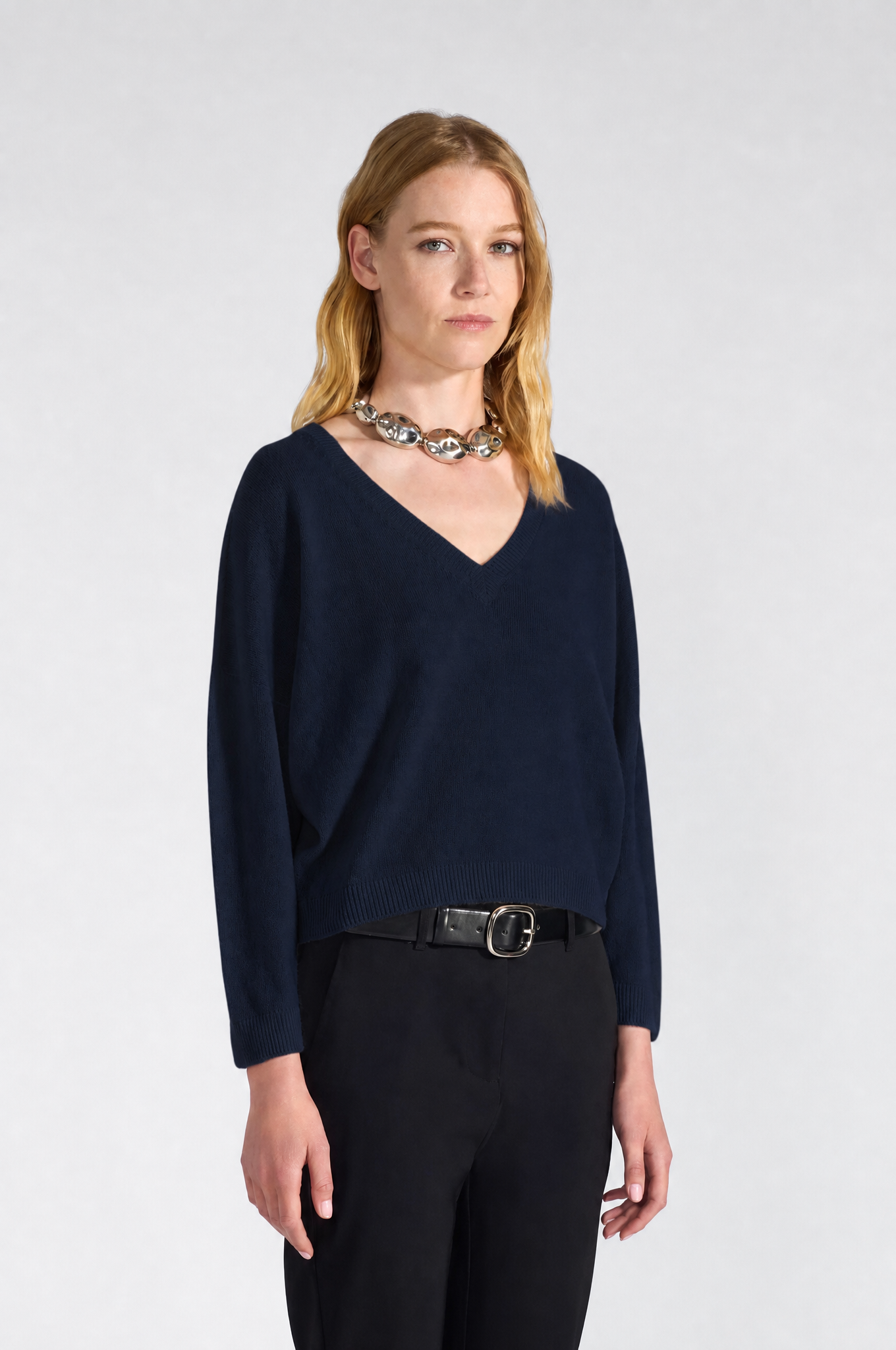 Liviana Conti Maglieria Jasmine pull cachemire pomice XS