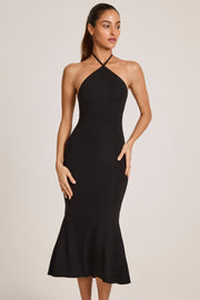Oh Polly Karissa Robe midaxi 14902 noire modal