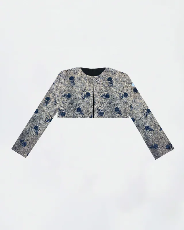 The Ethiquette Louise veste tweed Dali XS