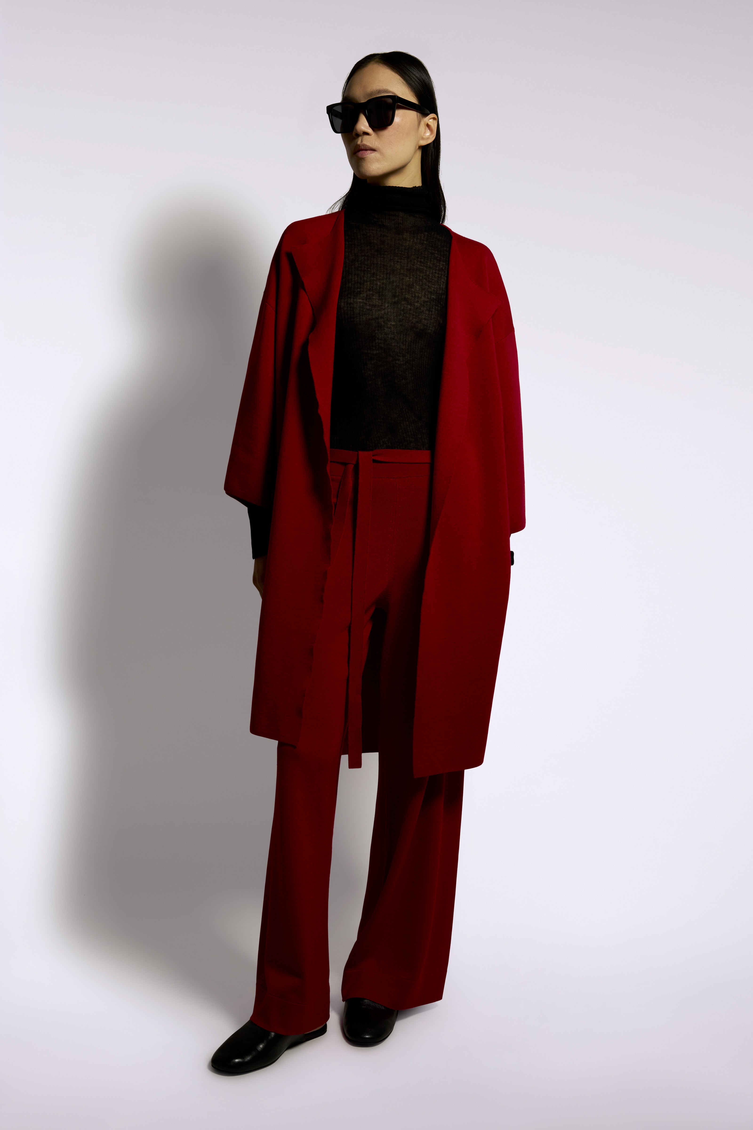 Liviana Conti Cynthia Cardigan Laine Mérinos Noir Ouvert