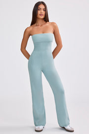 Oh Polly Chunky Knit Bandeau BT1142 combinaison sarcelle coton