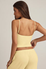 Oh Polly Isalie caraco pyjama jaune pastel modal