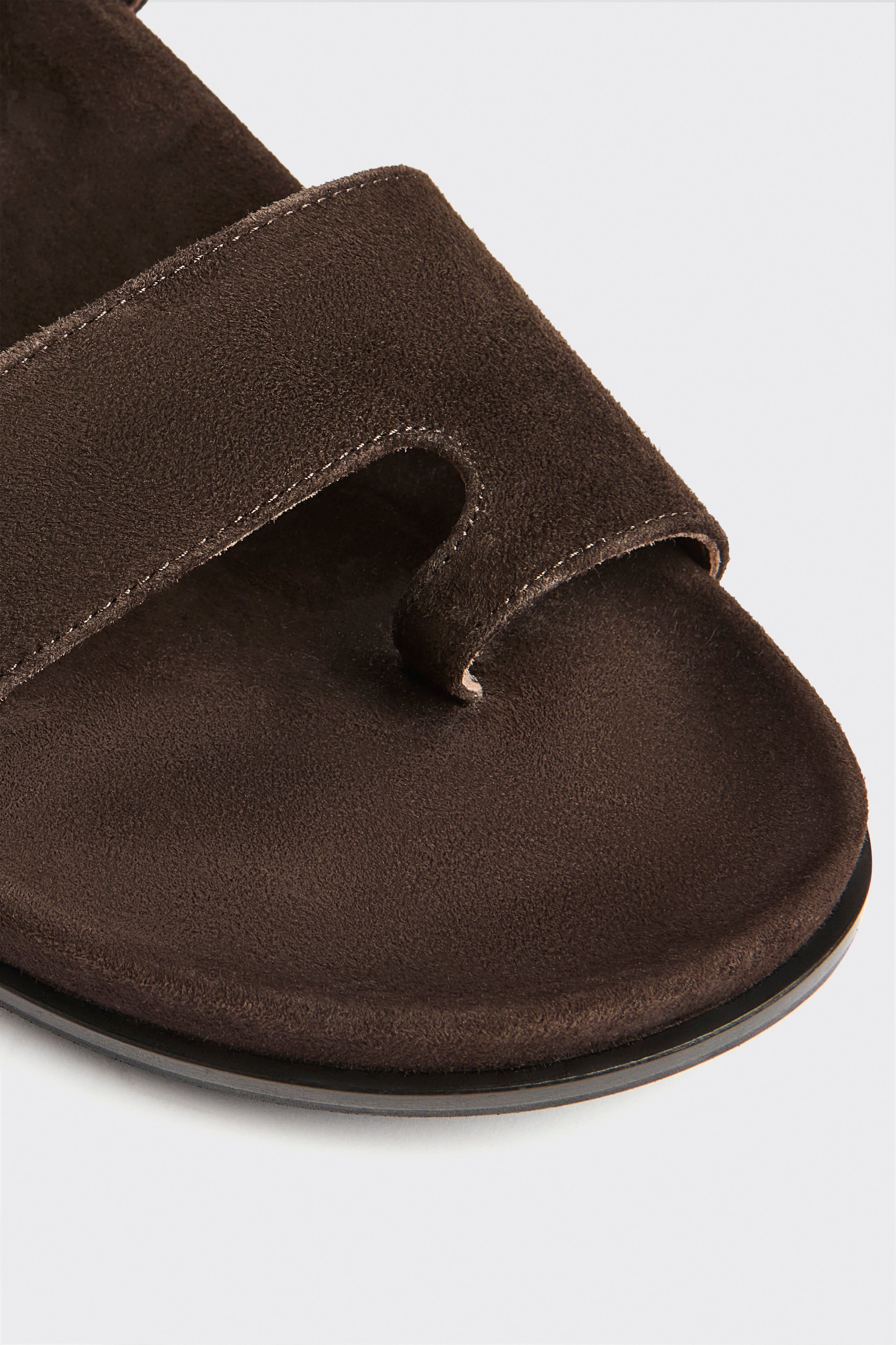 Liviana Conti Maggie mules plates Brandy daim