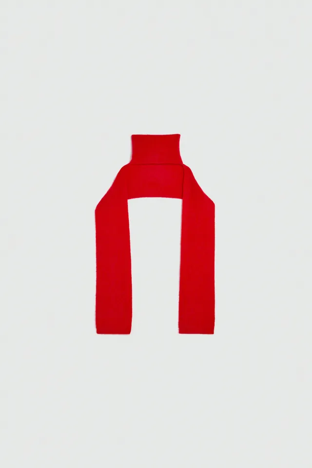 Liviana Conti Jane écharpe maxi alpaga-laine ketchup