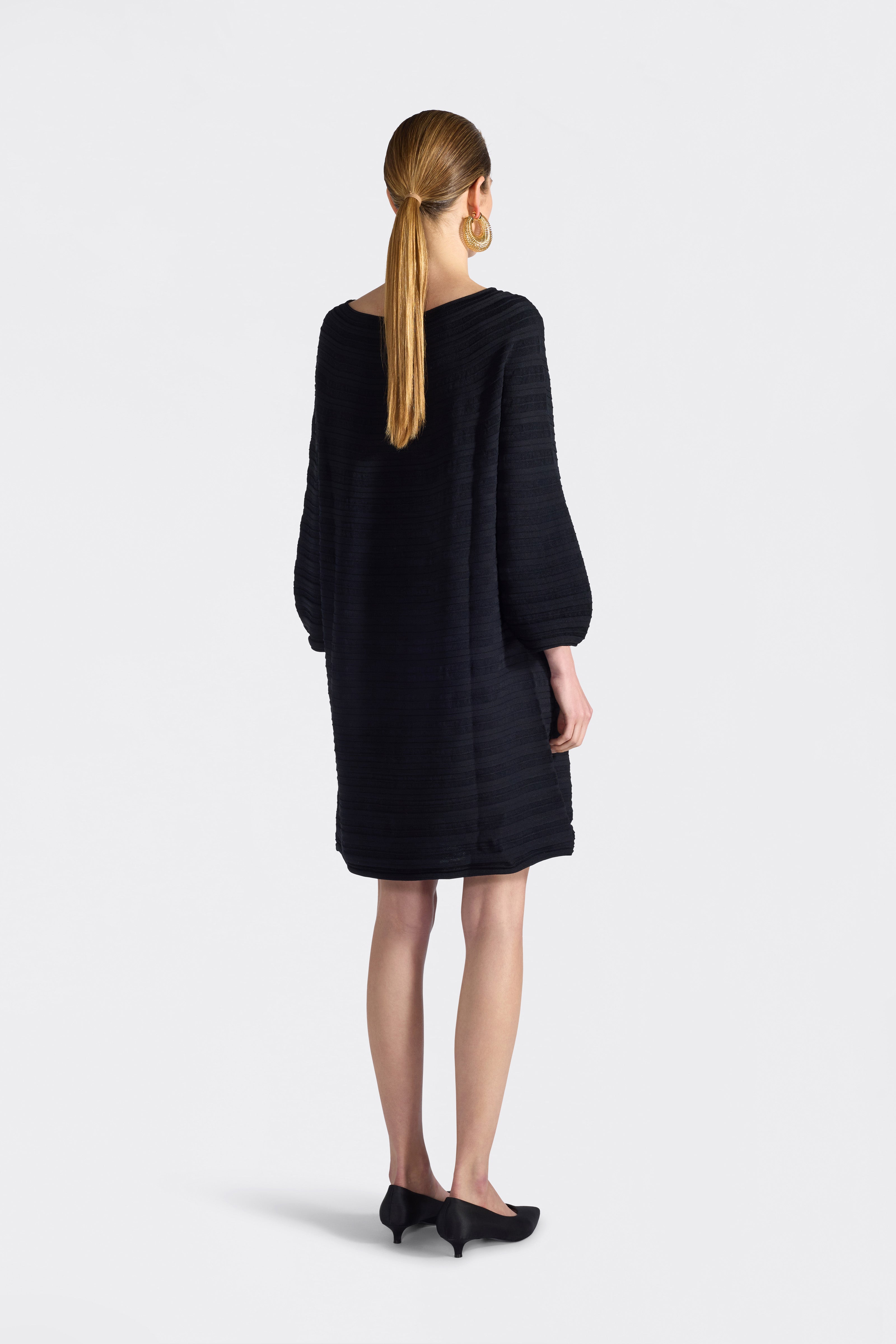 Liviana Conti Cleo robe courte viscose Noir