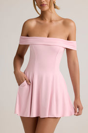 Oh Polly Jaida 14150 mini robe rose Baby Pink modal