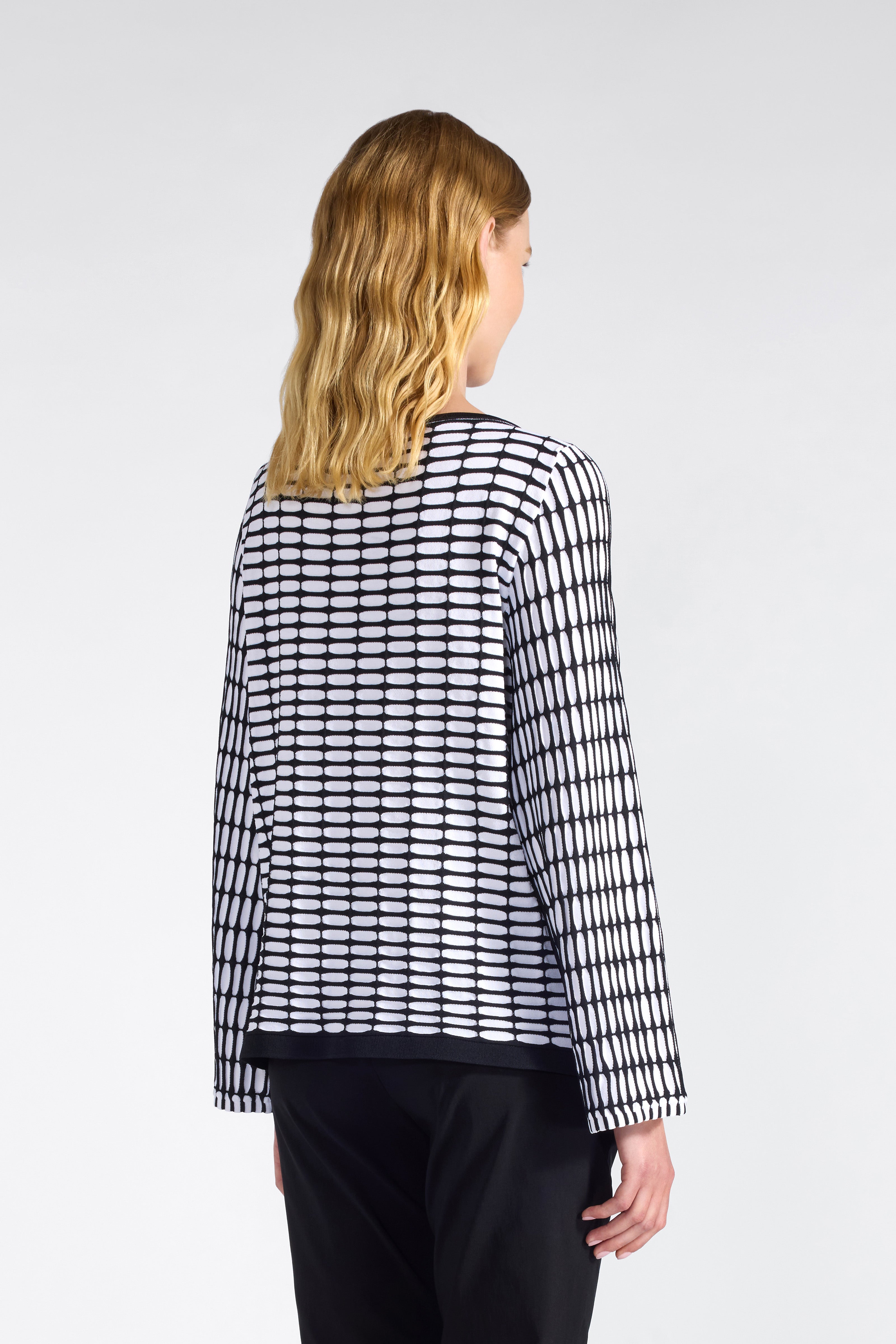 Liviana Conti Maglieria Aila pull bicolore viscose