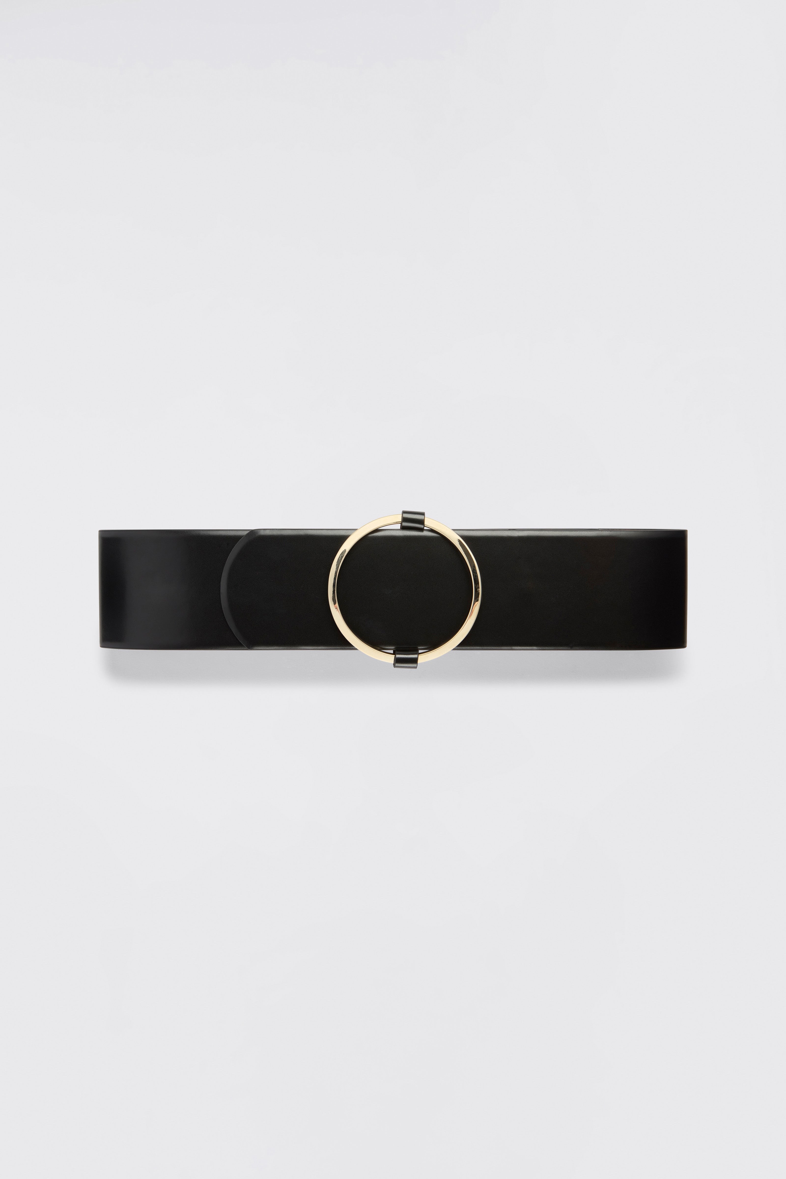 Liviana Conti Lacey ceinture femme Noir vegan 8 cm