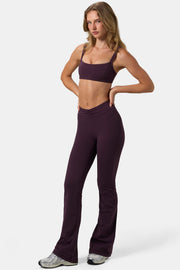 Oh Polly Bo+Tee BT11144 pantalon flare prune stretch