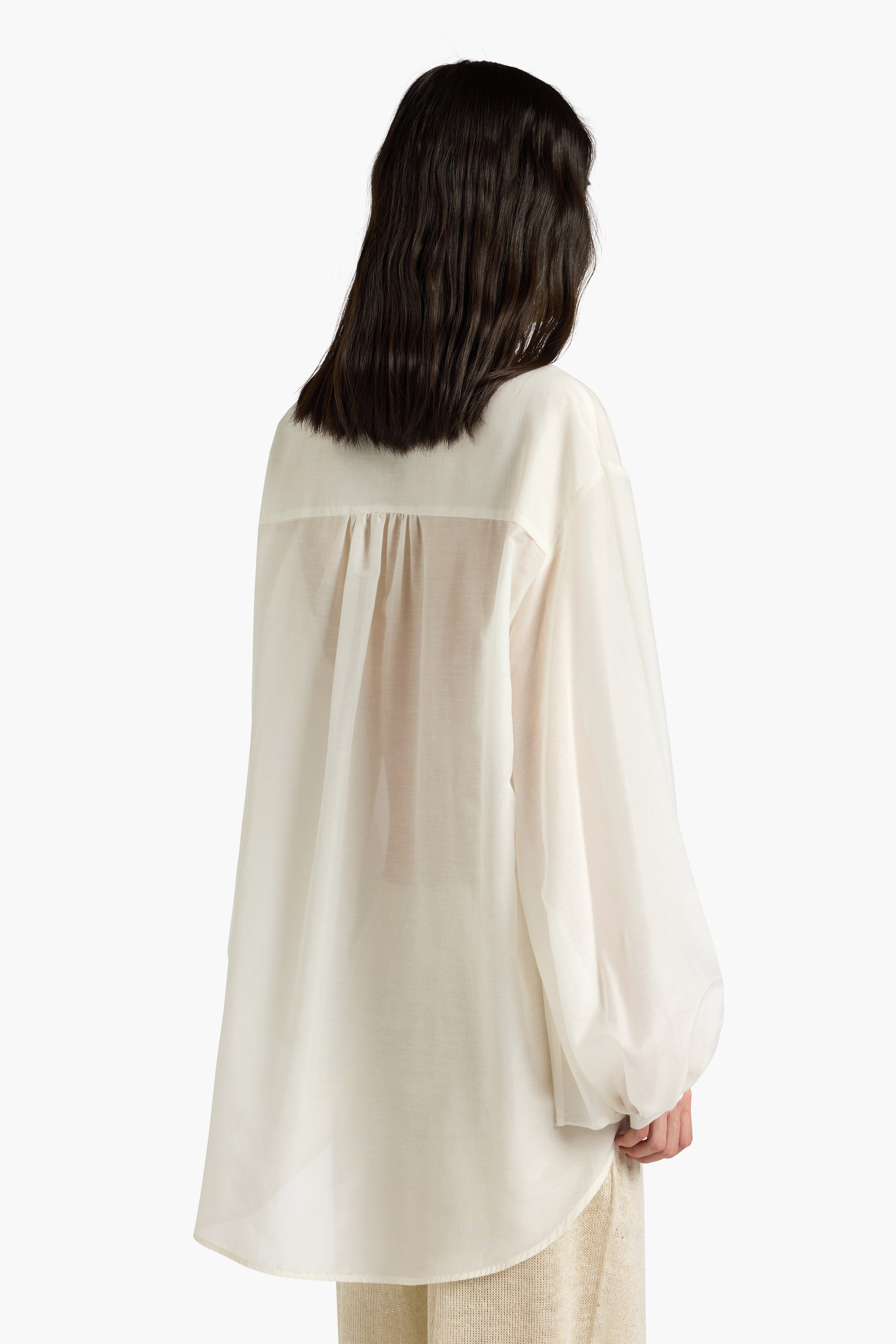 Liviana Conti Desdemone blouse Eucalipto 40 coton