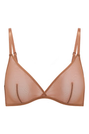 Oh Polly Base Layers soutien-gorge triangle mesh miel