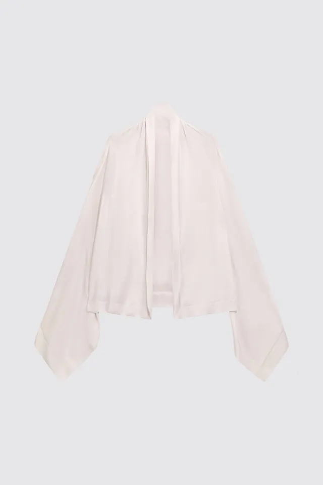 Liviana Conti Devin gilet blanc coton
