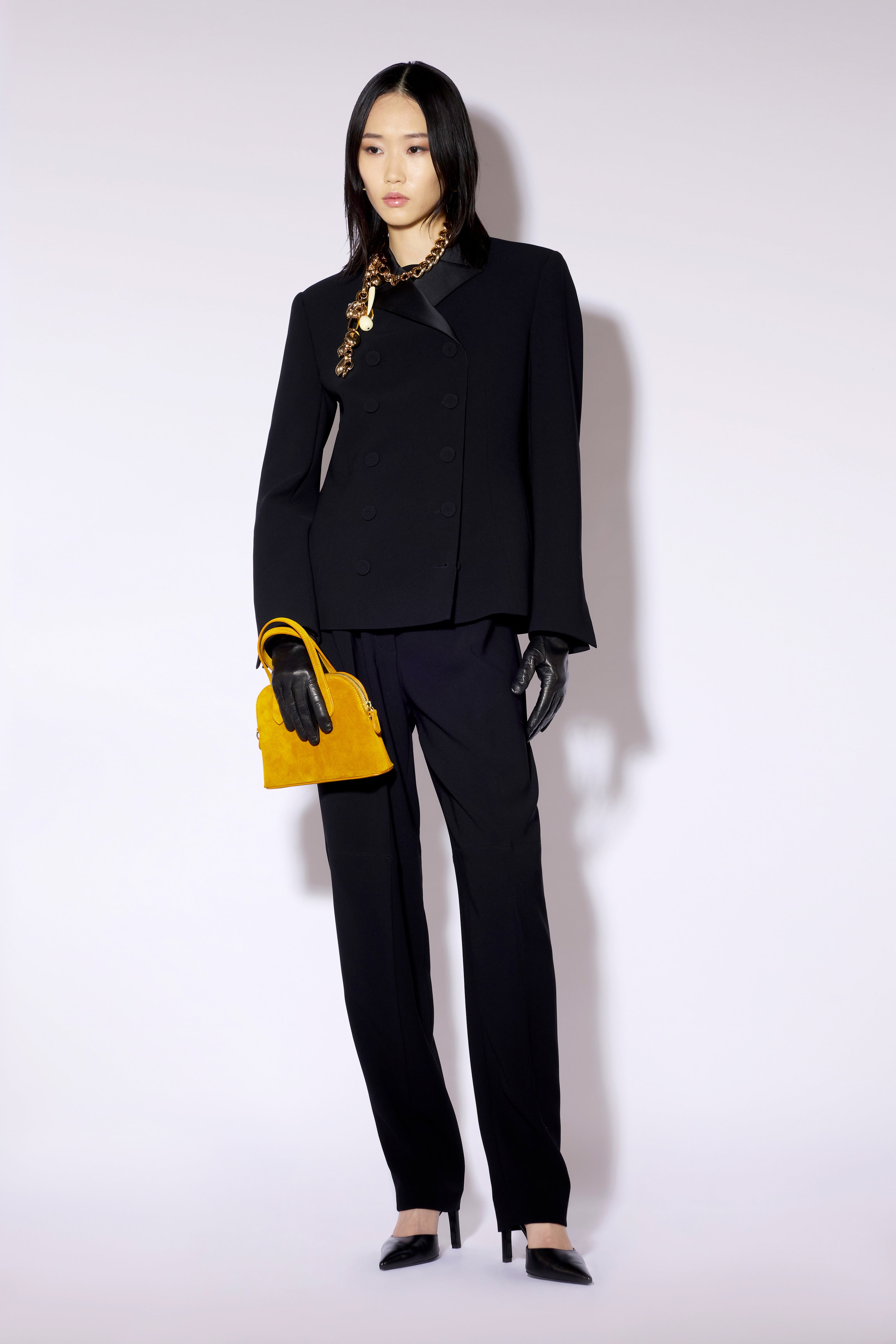 Liviana Conti Gerald pantalon cigarette noir crêpe