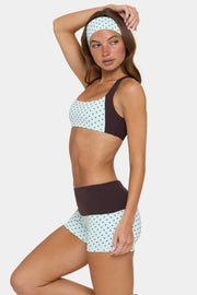 Bo+Tee Soft Active mini short vert menthe