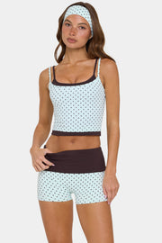 Bo+Tee débardeur double menthe chip actif stretch bretelles