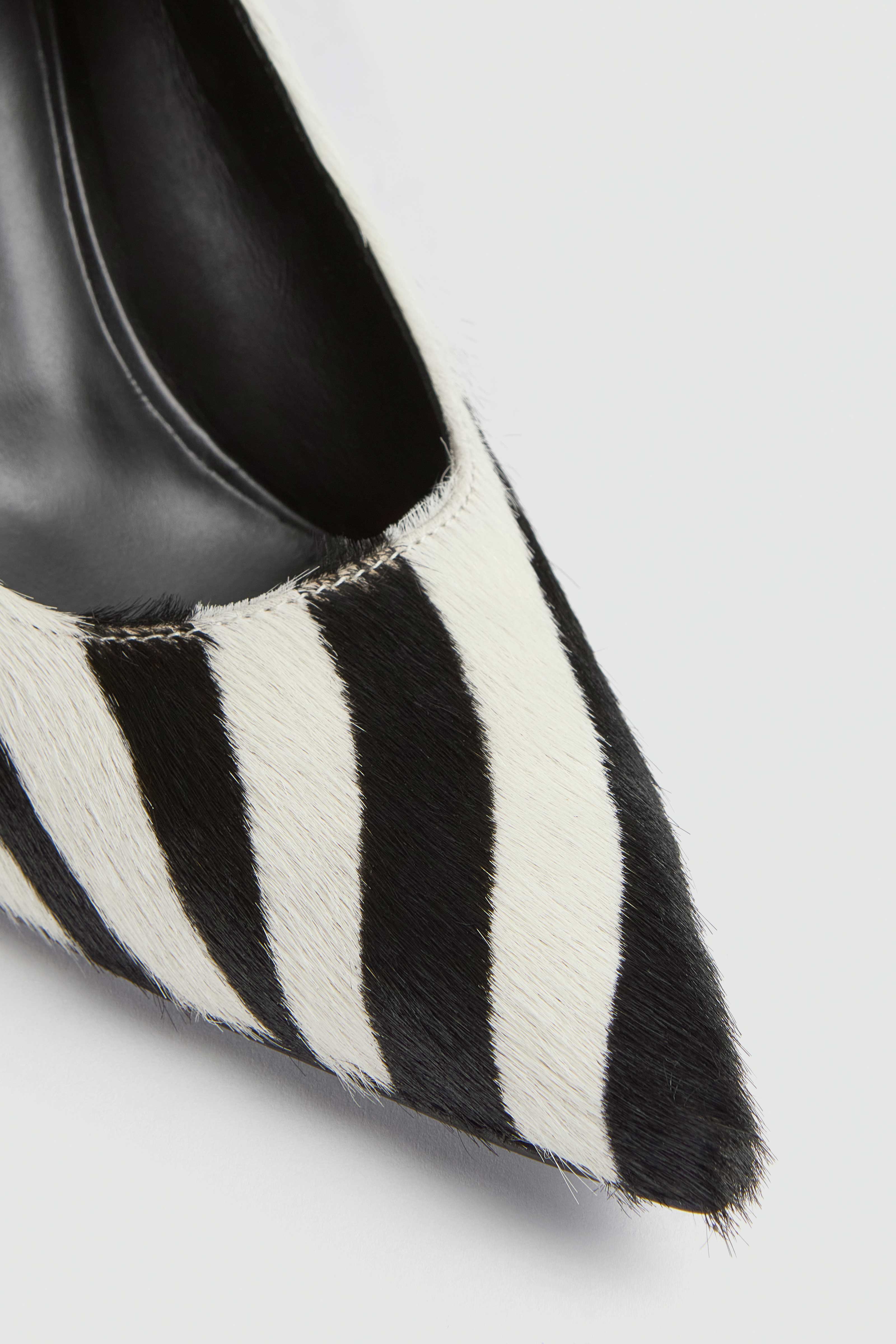 Liviana Conti Dalila escarpins Zebra Panna/Nero 36 talon 80