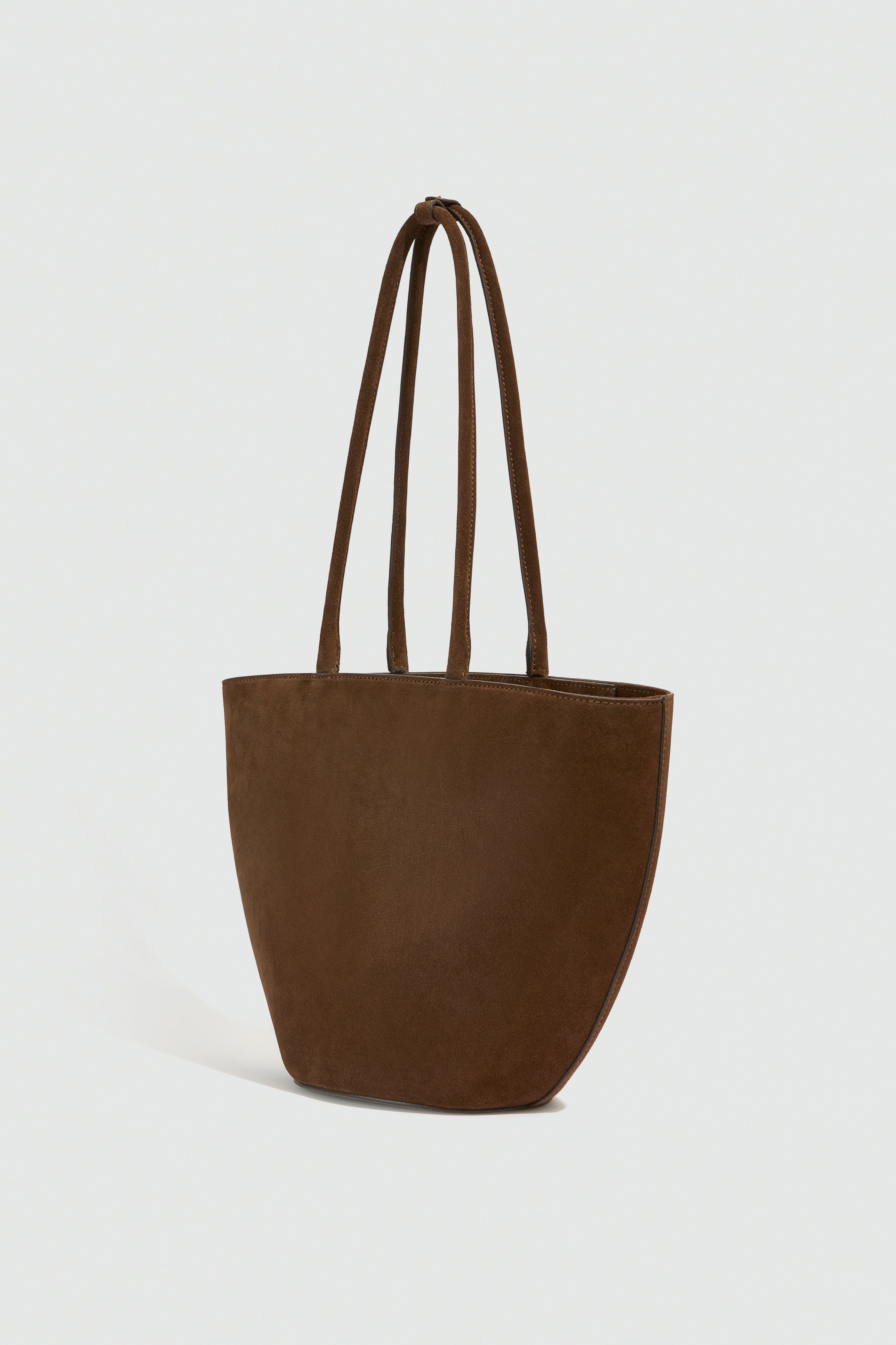 Liviana Conti Amelie sac épaule marron cuir suédé
