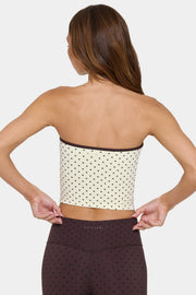 Bo+Tee Soft Active Top Bandeau Cookie Butter Respirant