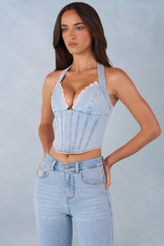Oh Polly Lotta top corset jean clair dentelle