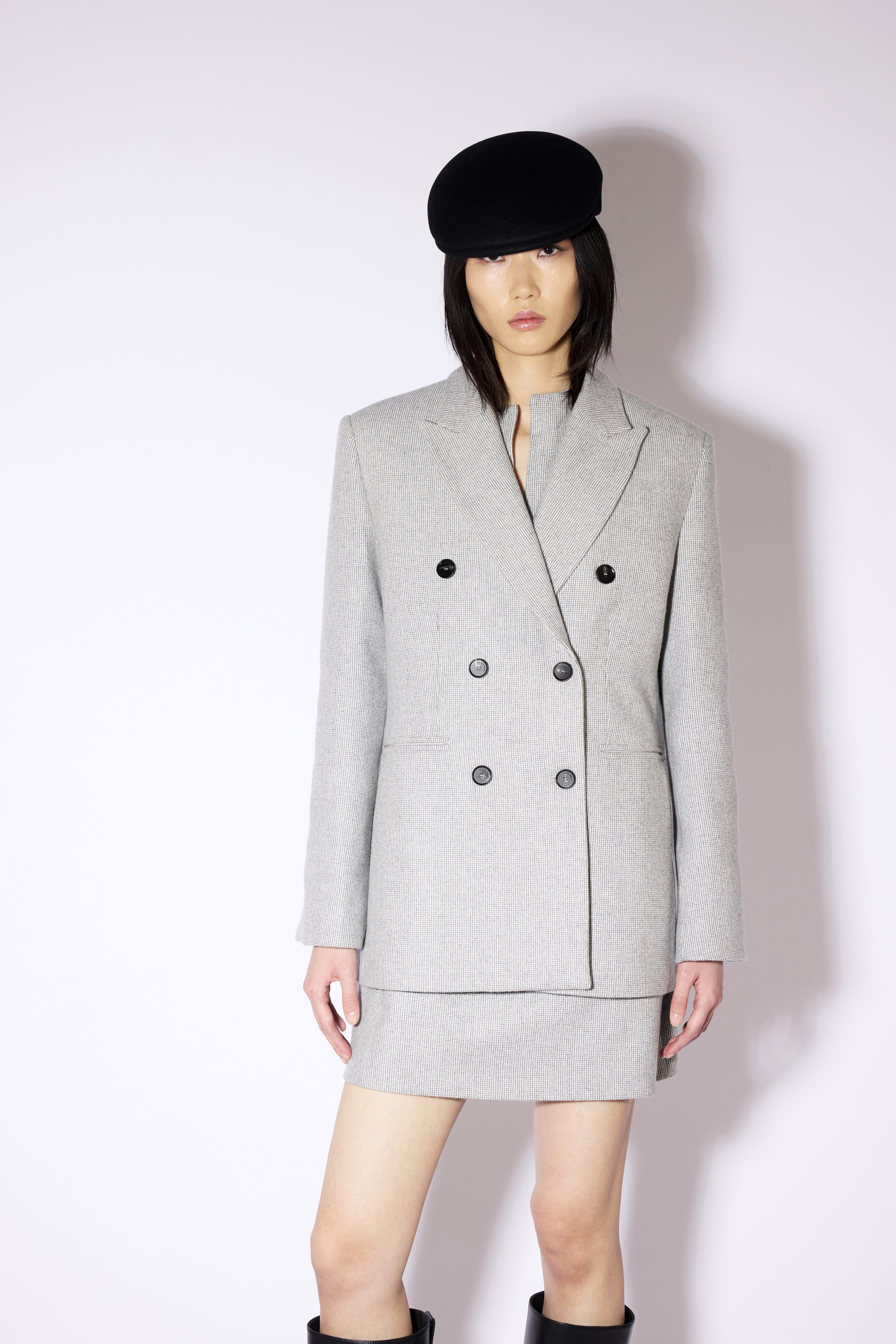 Liviana Conti Roger blazer gris cachemire