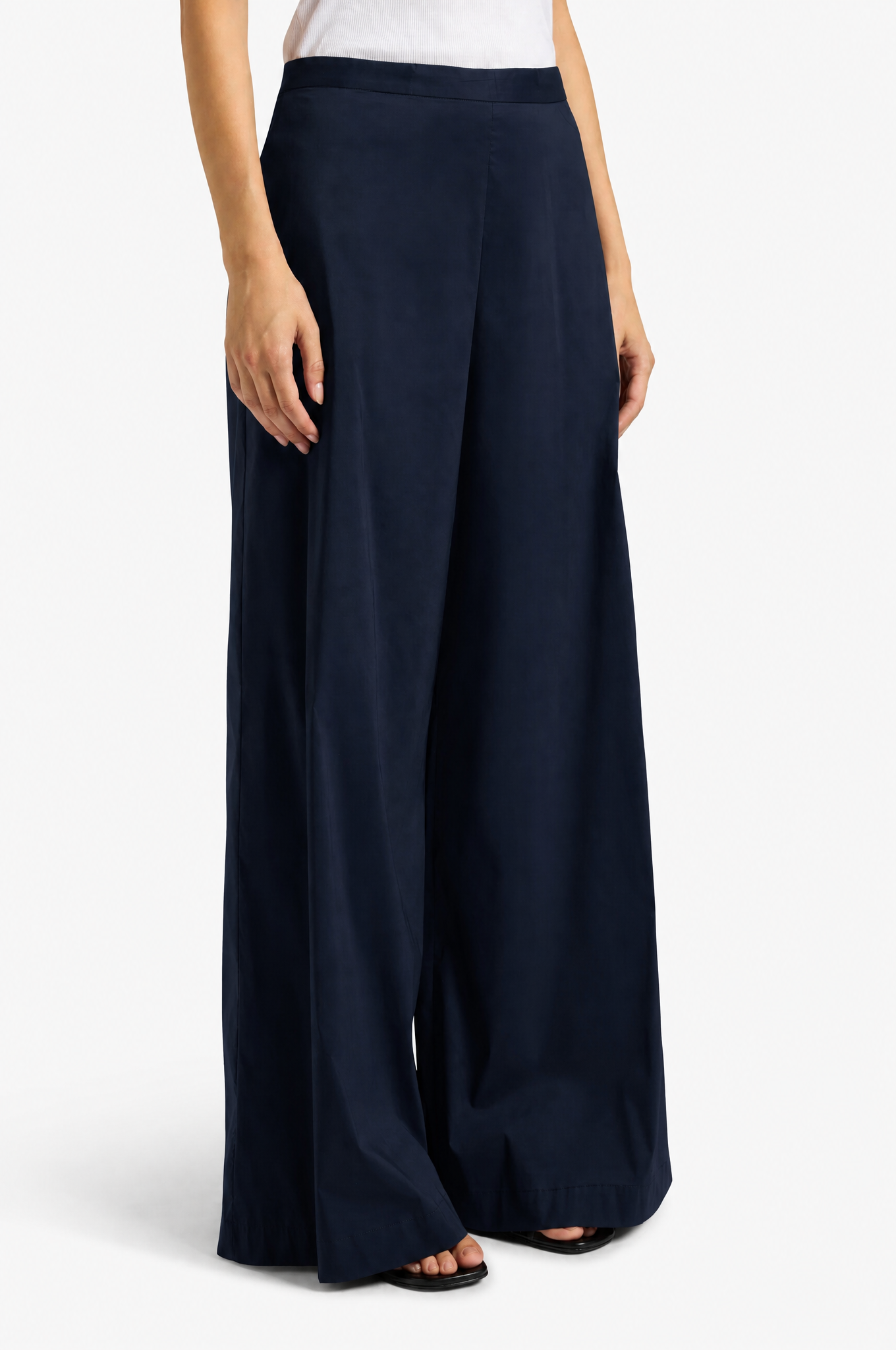 Liviana Conti Ilaria pantalon palazzo stretch taille 38-48