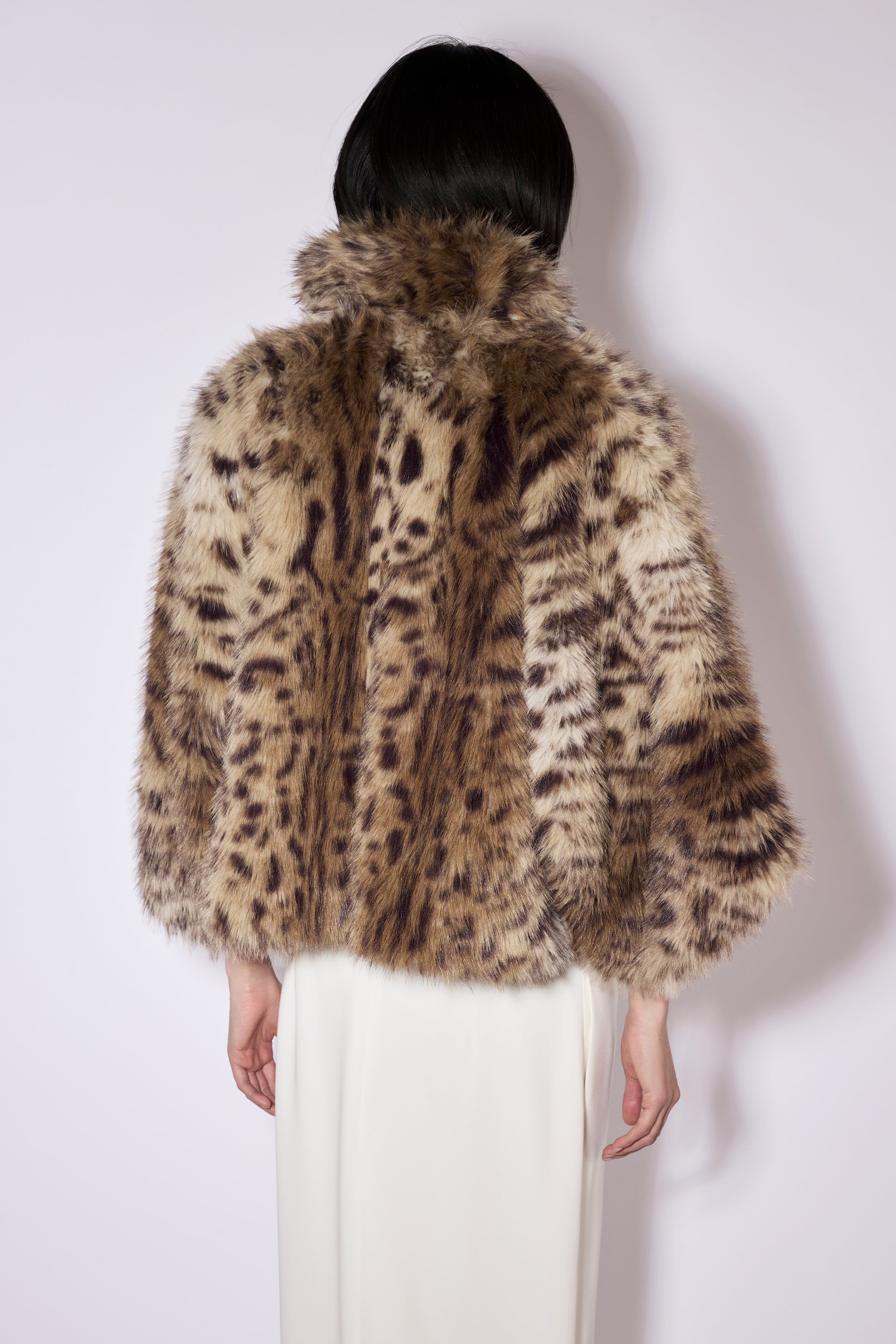Liviana Conti Marcel fourrure Lince fausse cropped