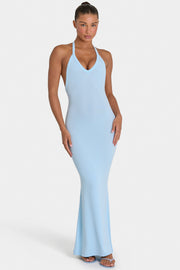 Oh Polly ButterCloud Maxi robe longue sky stretch