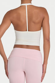 Oh Polly ButterCloud Débardeur crop coconut sculptant