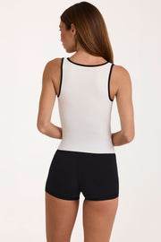 Bo+Tee Soft Active Débardeur sport court ivoire