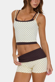 Oh Polly Bo+Tee débardeur beige cookie butter sport