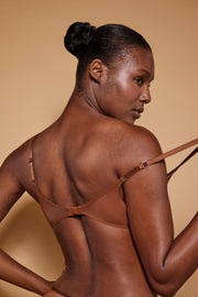 Oh Polly Intimates soutien-gorge triangle chestnut sans armature