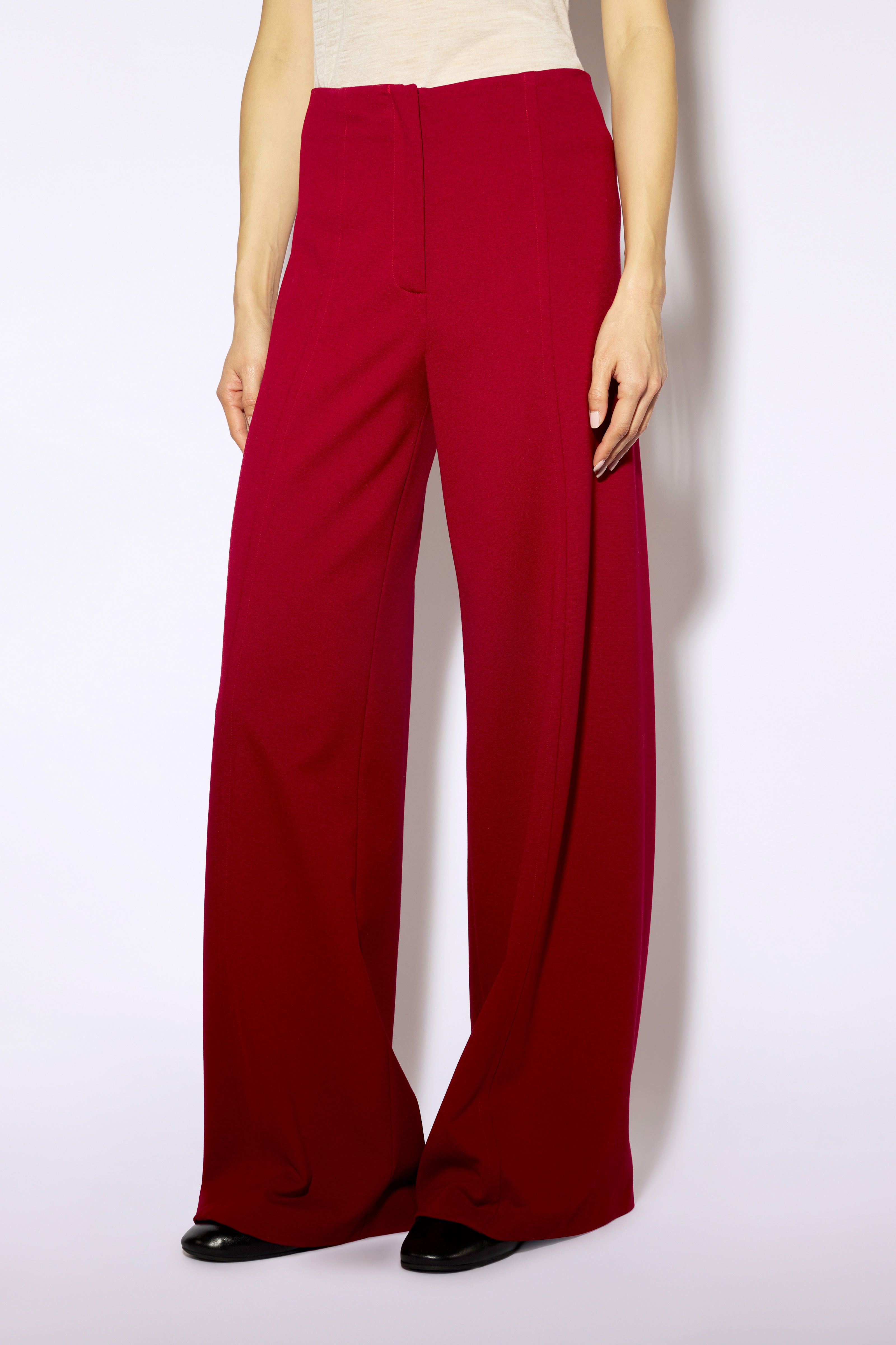 Liviana Conti Eric pantalon palazzo noir punto milano