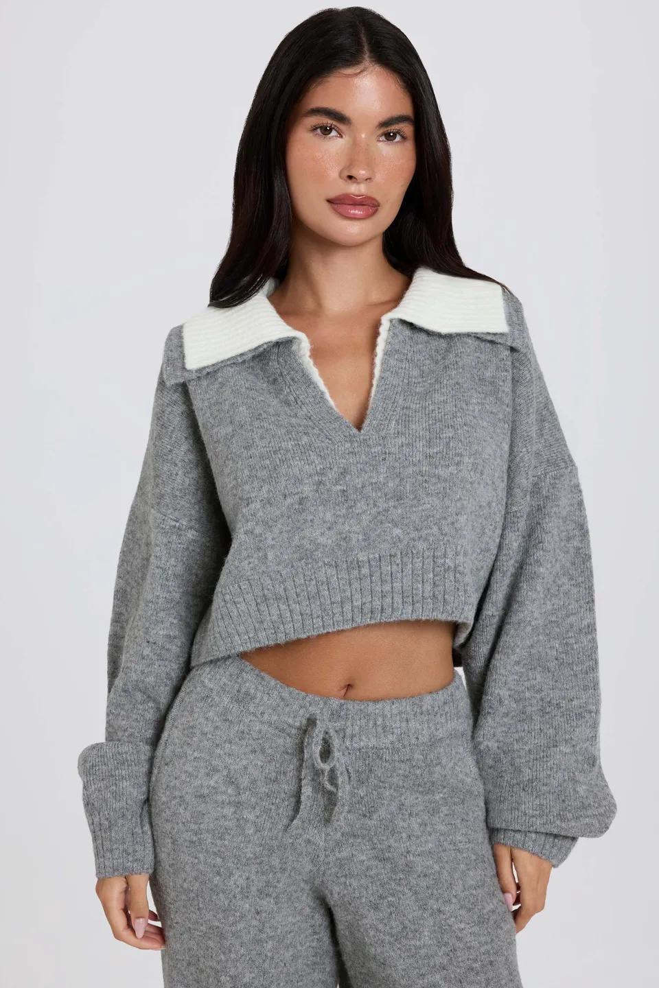 Oh Polly Knitwear Jumper BT02525 Pull Gris Laine