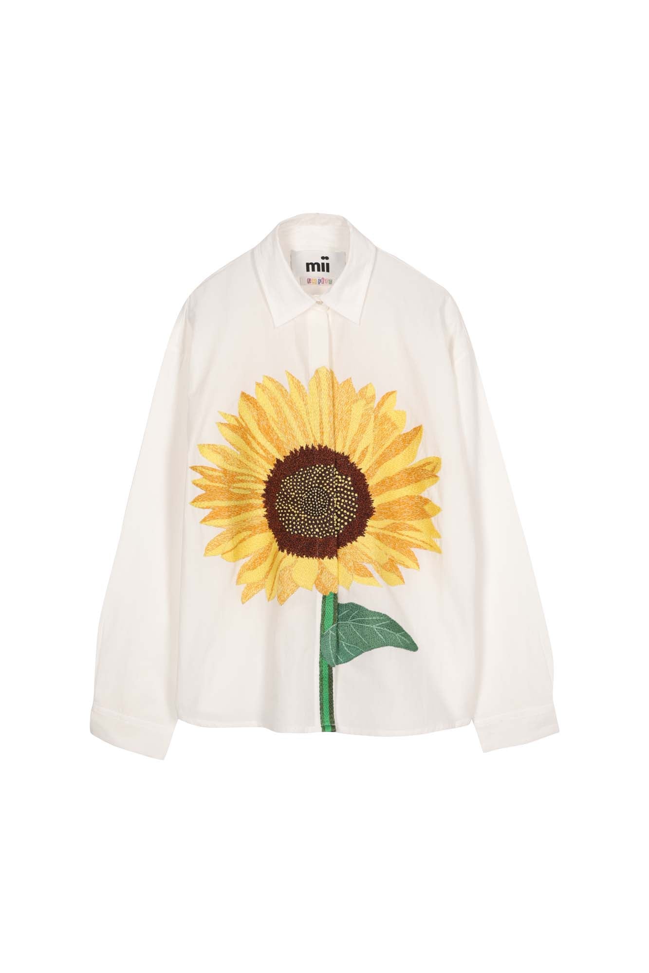 MII Les iconiques chemise Alma Le Tournesol femme coton brodé