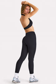 Oh Polly Bo+Tee BT0699 Legging Noir taille haute