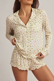 Oh Polly Maphie 14330 short pyjama jaune modal