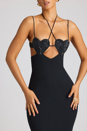 Oh Polly Serena 8236 robe de soirée noire