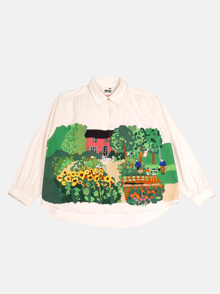Mii à table Chemise Melodie chemise femme Le Potager coton
