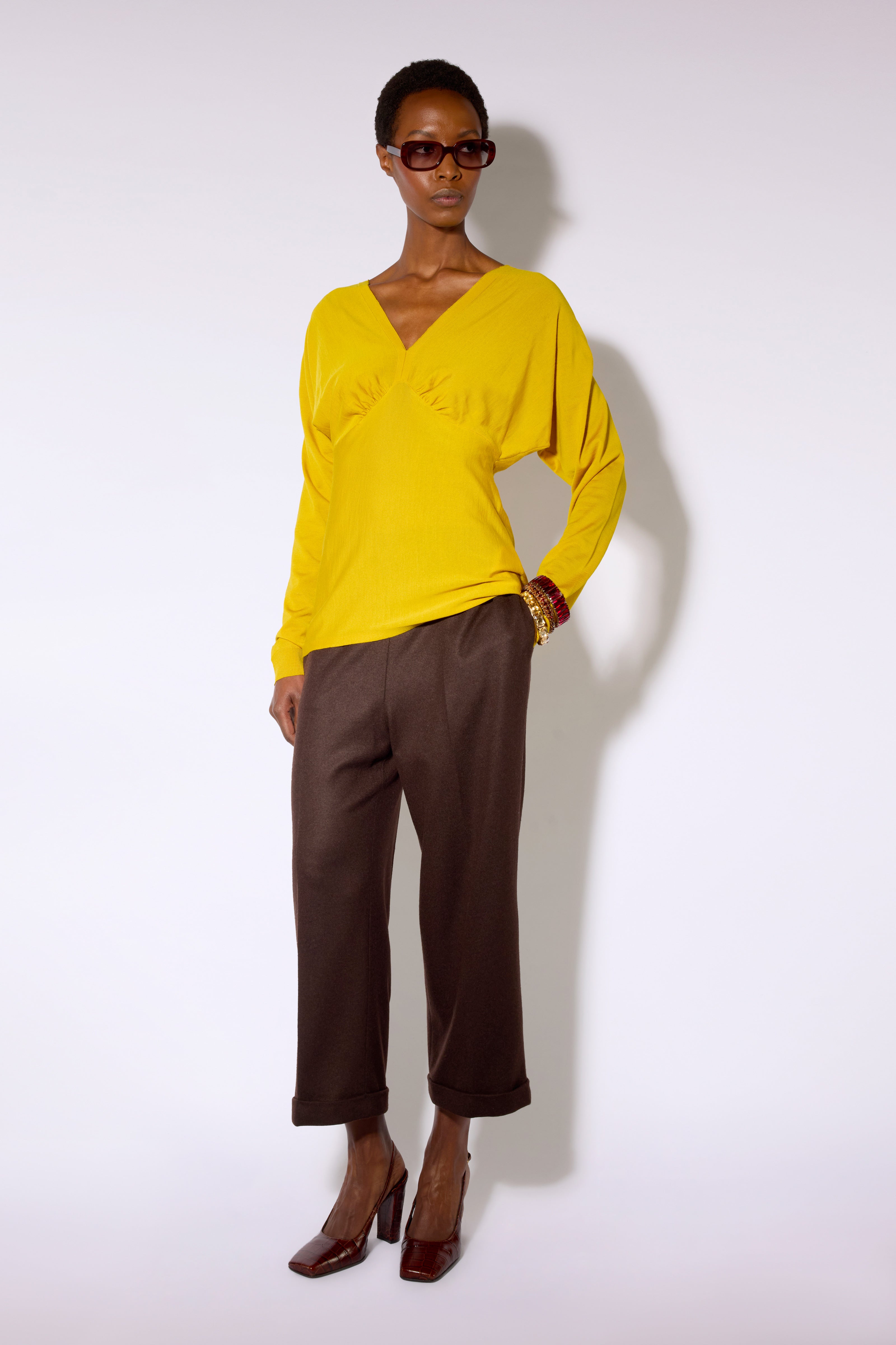 Liviana Conti Claude pantalon classique coloris Espresso