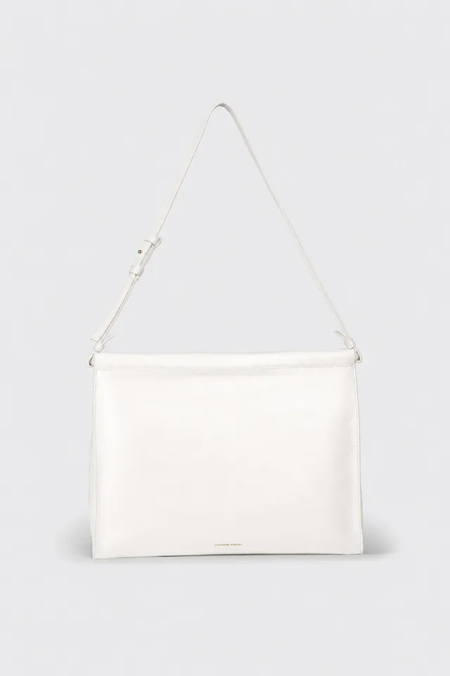 Liviana Conti Piper sac bandoulière noir cuir lisse