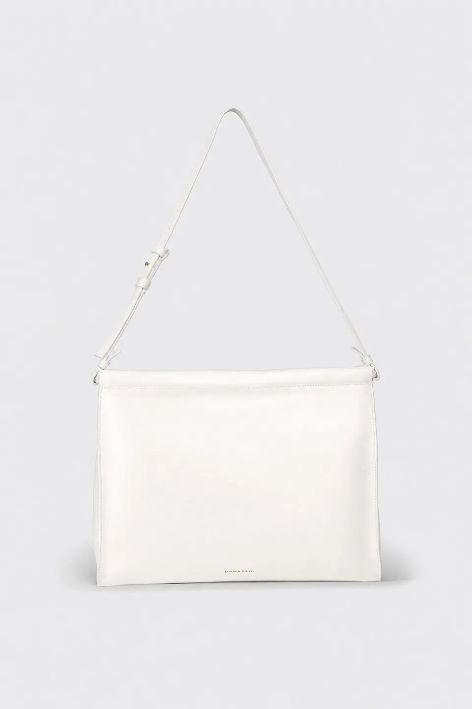 Liviana Conti Piper sac bandoulière noir cuir lisse